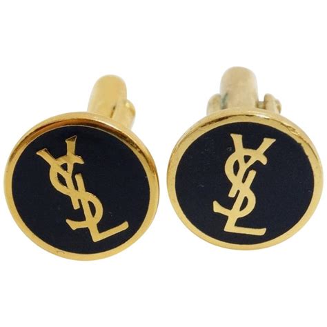 yves saint laurent cufflinks|JEWELRY .